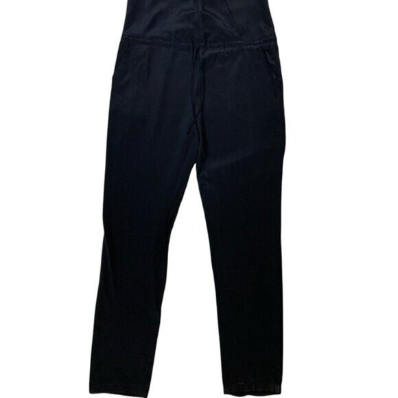 Rory Beca Black Silk Sleeveless Jumpsuit Womens Medium Halter - Picture 4 of 9